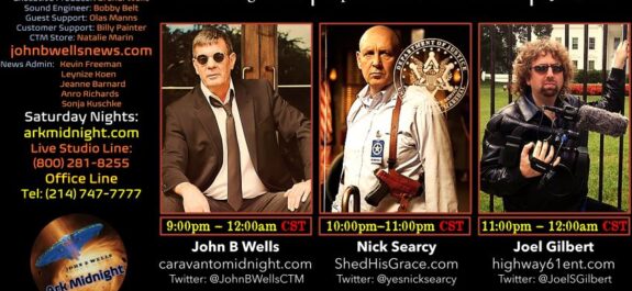 Nick Searcy and Joel Gilbert