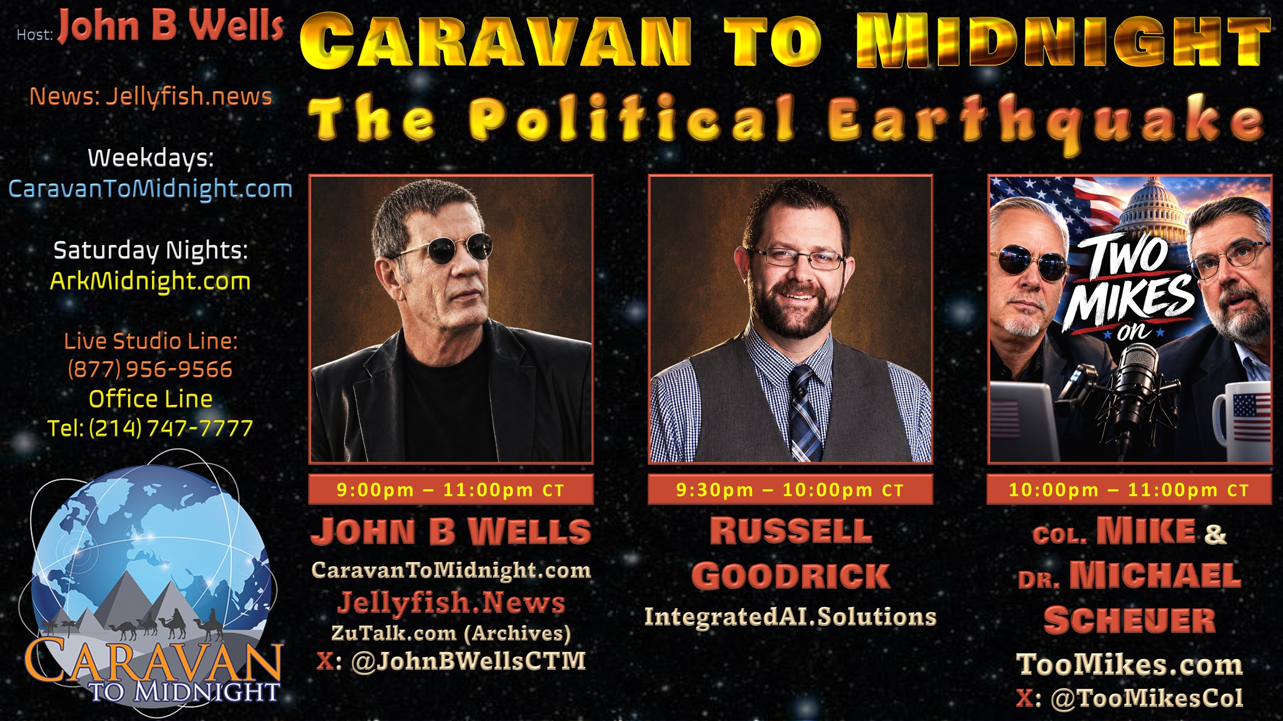 Caravan to Midnight - Episode 2820 - The Political Earthquake