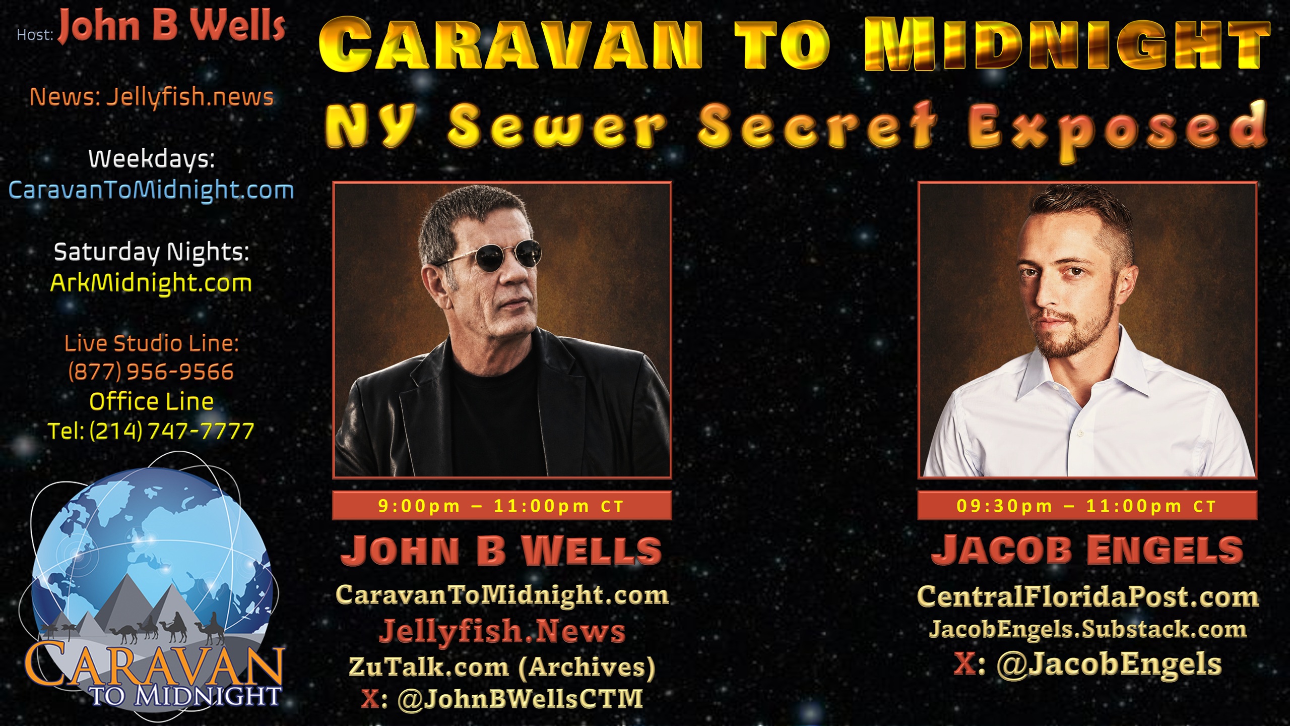 Caravan to Midnight - Episode 2842 - New York Sewer Secret Exposed